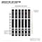 Westin Automotive TEXTURED BLACK RUNNING BOARDS 68 INCHES TEXTURED BLACK GRATE STEPS RUNNING BOARD (BRKT SOLD SEP) 27-74715 - alternate 4
